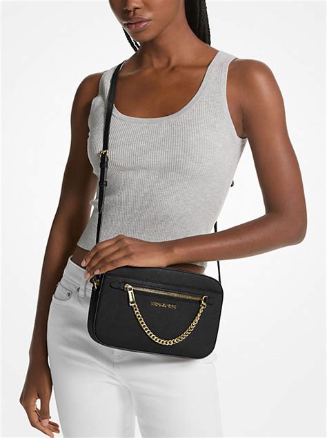 saffiano leather crossbody michael kors|Michael Kors saffiano handbag.